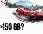 ¿Un papel pintado de forza con el texto >150 GB?
