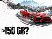 ¿Un papel pintado de forza con el texto >150 GB?