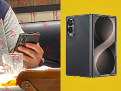 En la imagen: Una fotografía recién filtrada del Samsung Galaxy Z Fold 8 Ultra (izquierda), junto a una imagen previamente filtrada de su carcasa en Alibaba.