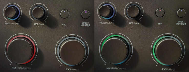 Los colores de los LED resultan difíciles de distinguir bajo una luz intensa.