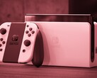 El modelo OLED de Nintendo Switch salió a la venta en 2021 y está alojado en un cuerpo metálico. (Fuente de la imagen: Nintendo - editado)