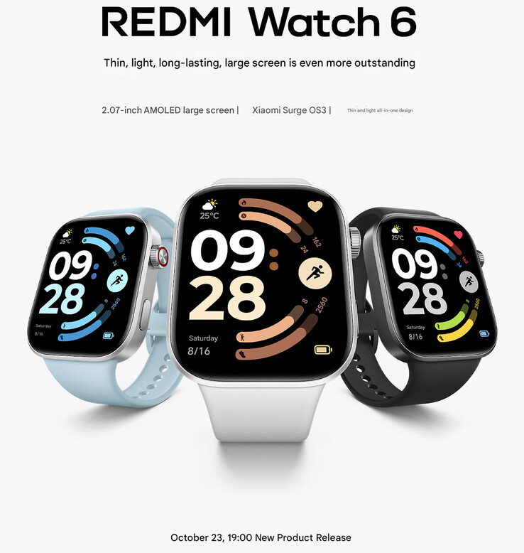 El teaser de lanzamiento del smartwatch (Fuente de la imagen: Xiaomi - machine translated)