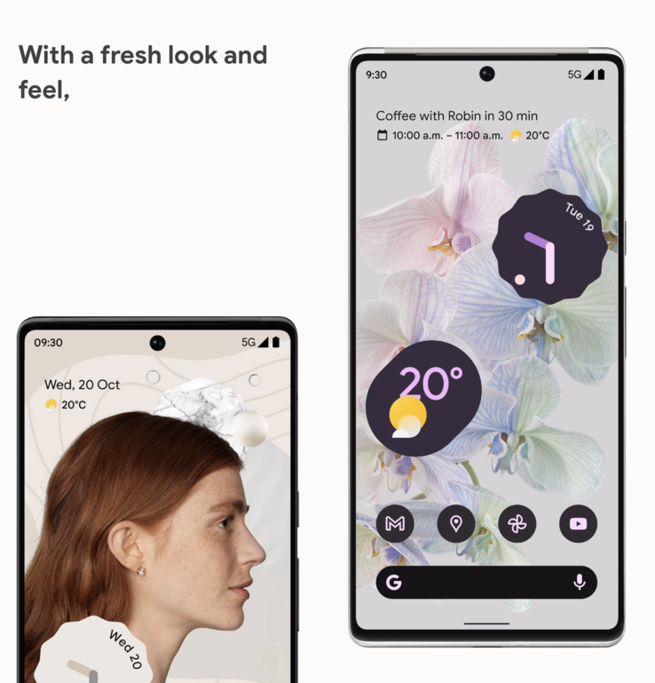 El Pixel 6 Pro tiene un "aspecto y sensación de frescura" - sólo no mencione Android. (Imagen: Google)