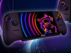 El MSI Claw 8 EX AI+ en su rumoreado acabado Void Purple.