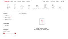 No hay listados del 10T en esta tienda. (Fuente: OnePlus DE)