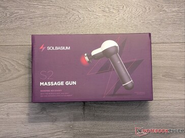 Caja de venta al público de la pistola de masaje S2.