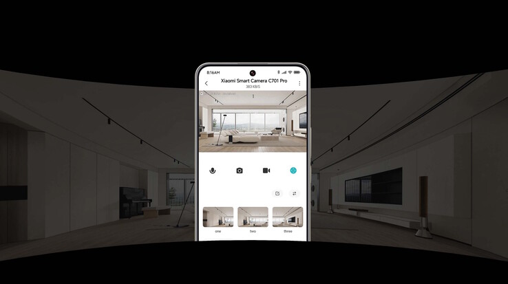 La Xiaomi C701 Pro puede cubrir espacios más grandes porque sus dos sensores vienen con función de giro e inclinación