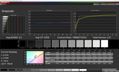 Escala de grises (Colores: Normal, Temperatura de color: Estándar, Espacio de color de destino: sRGB)