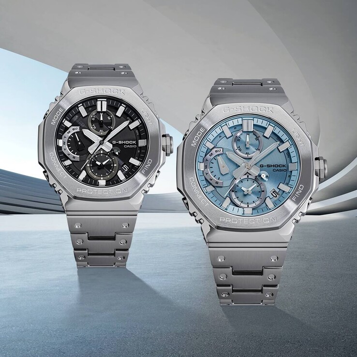 La Casio GMCB2100D1A (izquierda) y la GMCB2100AD2A (derecha). (Fuente de la imagen: Casio)