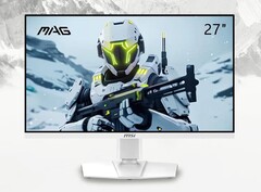 El último monitor para juegos de MSI en una carcasa totalmente blanca. (Imagen: MSI)