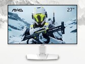 El último monitor para juegos de MSI en una carcasa totalmente blanca. (Imagen: MSI)