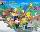El arte promocional oficial en el evento Monopoly Go The Simpsons.