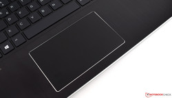 Una vista del panel táctil del HP ProBook x360 440 G1.