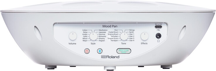 Los propietarios pueden controlar el Roland Mood Pan mediante los controles traseros. (Fuente de la imagen: Roland)