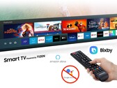 Los televisores inteligentes de Samsung solo ofrecerán Alexa y Bixby como opciones para los asistentes de voz (Fuente de la imagen: Samsung - editado)