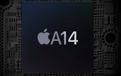El A14 Bionic funciona mejor en el nuevo iPad Air, y con bastante margen. (Fuente de la imagen: Apple - editado)