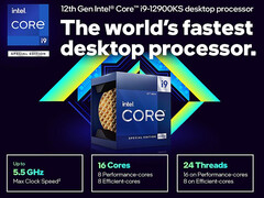 El Core i9-12900KS debería lanzarse oficialmente en breve como &quot;el procesador de sobremesa más rápido del mundo&quot;. (Fuente de la imagen: Intel vía Newegg)