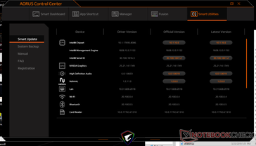 Práctico actualizador manual para todas las funciones de software y hardware de Aorus