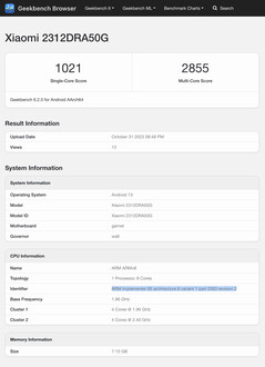 (Fuente de la imagen: Geekbench)