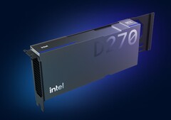 Intel GPU D270 — un acelerador de IA diseñado para cargas de trabajo de inferencia.