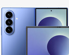 Un primer plano de la Galaxy Z Fold8 Ultra y su diseño familiar.