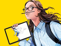 La MovinkPad de Wacom es una tableta portátil Android con un lápiz Wacom Pro Pen 3 diseñada para que los artistas que se desplazan puedan dibujar cómodamente. (Fuente de la imagen: Wacom)