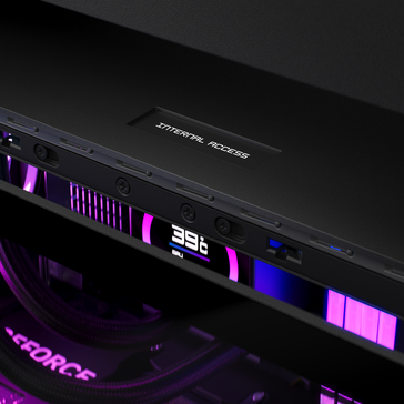 Liberación del panel lateral del HP Omen Max 45L