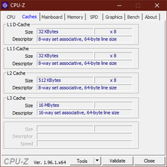 Cachés CPU-Z