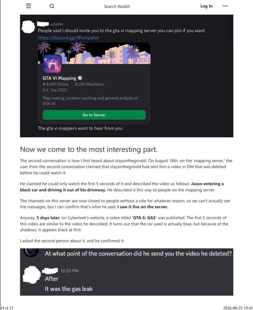 Videotech: Investigación sobre el «Cyberleak» de GTA 6, n.º 2