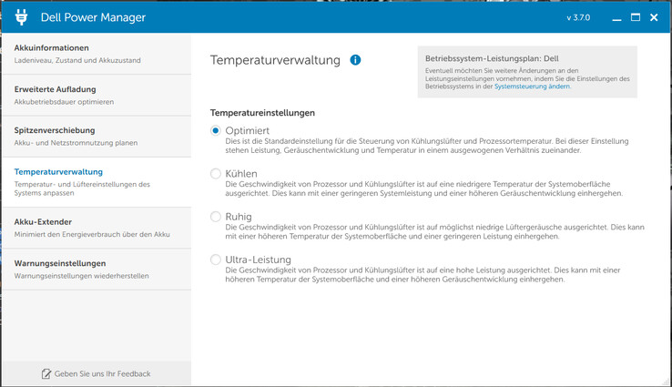 Administrador de energía de Dell