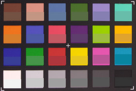 ColorChecker. Color de referencia en la mitad inferior de cada cuadrado.