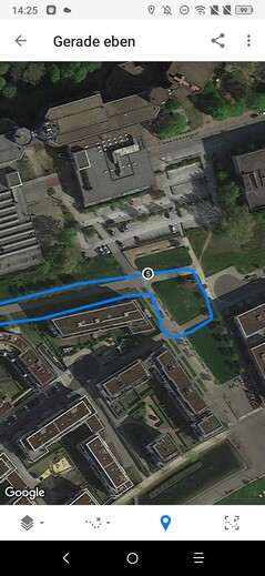Prueba de GPS: Alcatel 3 - Bucle