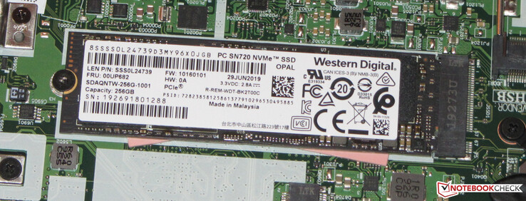 Una unidad SSD sirve como unidad de sistema.