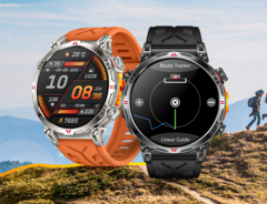 El smartwatch Rollme GT3S (en la imagen) estará disponible en dos colores - negro y plateado - con correas de silicona negra y naranja respectivamente. (Fuente de la imagen: Rollme)