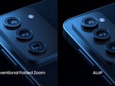 La supuesta mejora del zoom de Samsung frente a un periscopio len convencional. (Fuente de la imagen: SK vía YouTube)