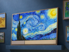 El Hisense Mural TV R8K imita las obras de arte. (Fuente de la imagen: Hisense)