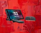 Consola Switch 2 y mandos Joy-Con 2 mostrados