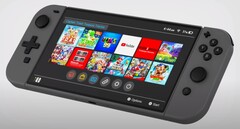 Un concepto de cómo podría ser la próxima Nintendo Switch. (Fuente de la imagen: ZONEofTECH)