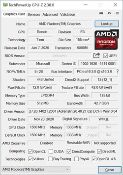 GPU-Z Radeon RX Vega 6