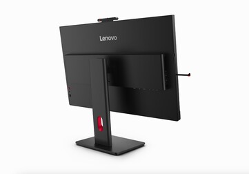 Vista trasera del nuevo monitor Lenovo ThinkVision T32UD.