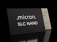 Módulo flash NAND de celda de un solo nivel (SLC) de Micron.