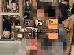 El rumoreado Oppo Find X9s Pro junto a sus hermanos Find X9 y un iPhone 17 Pro Max. (Fuente de la imagen: vía Weibo)