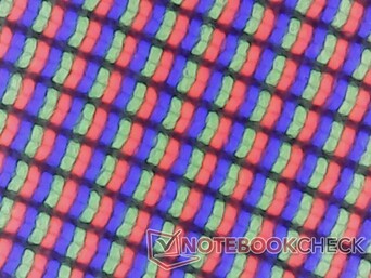 Panel mate con una granulosidad mínima