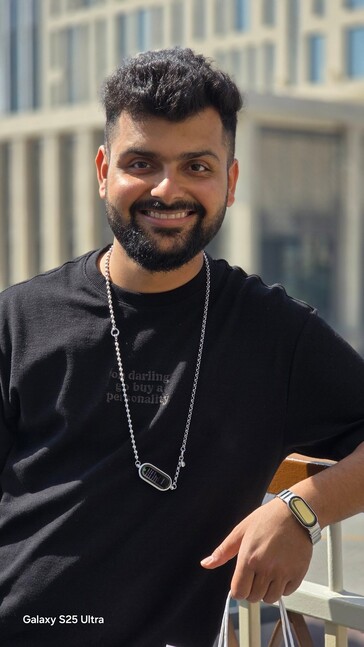 Retrato tomado por la S25 Ultra.