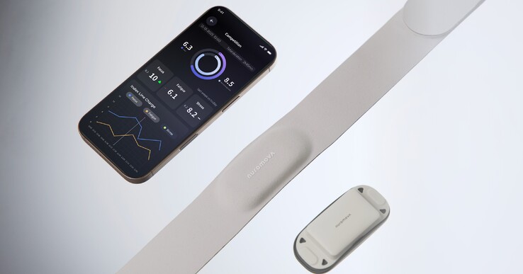 Se utiliza una aplicación para smartphone junto con la diadema. (Fuente de la imagen: Nuromova)