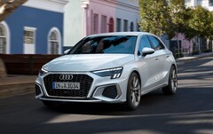 Una imagen de render publicada por Motor1 imagina el exterior de un posible modelo e-tron del Audi A3 (Imagen: Audi)