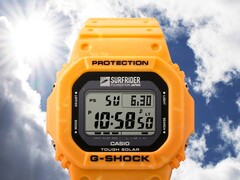 El Casio G-5600SFJ-9 (en la imagen) ha sido diseñado en colaboración con la Surfrider Foundation Japan. (Fuente de la imagen: Casio)