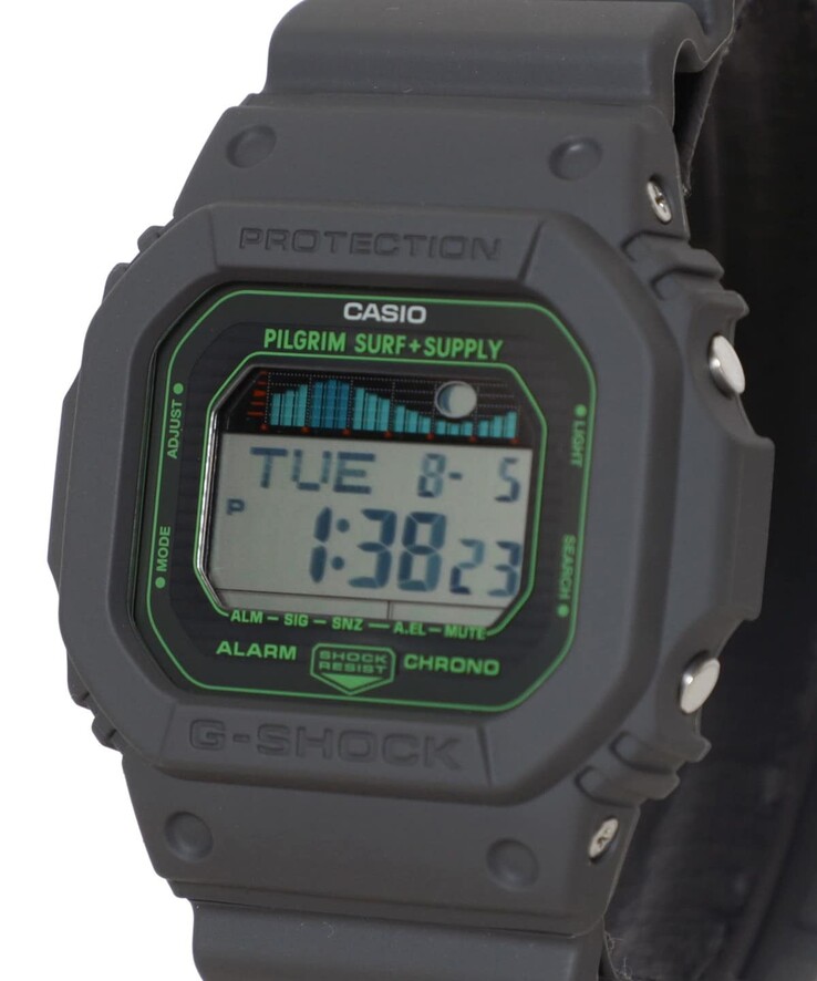 El reloj Casio G-Shock x Pilgrim Surf+Supply GLX-5600. (Fuente de la imagen: Beams)