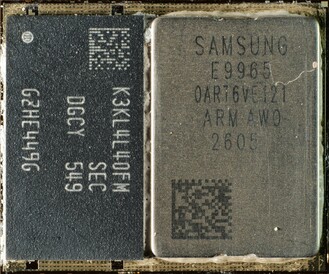 La imagen muestra el embalaje del Exynos 2600