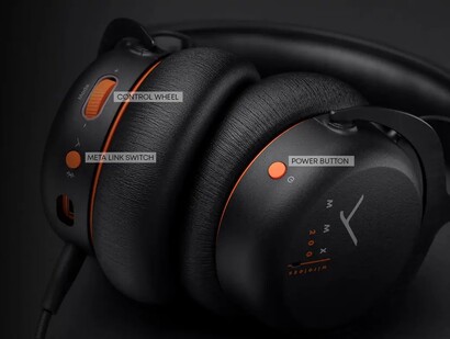 Controles físicos del MMX 200 inalámbrico (Fuente de la imagen: Beyerdynamic)